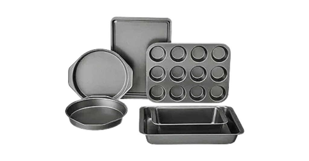 Nonstick, Carbon Steel Oven Bakeware Baking Set Basics 6 Piece